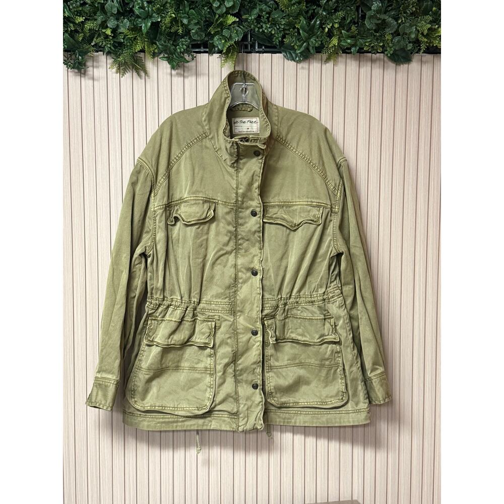 Free People We The Free Arya Utility Jacket Women's Size M Oversized - Picture 11 of 12
